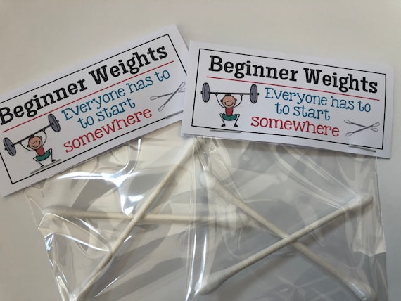 SECRET SANTA PRESENT BEGINNERS WEIGHTS FUN GYM GIFT NOVELTY JOKE FUNNY GIFT  DAD