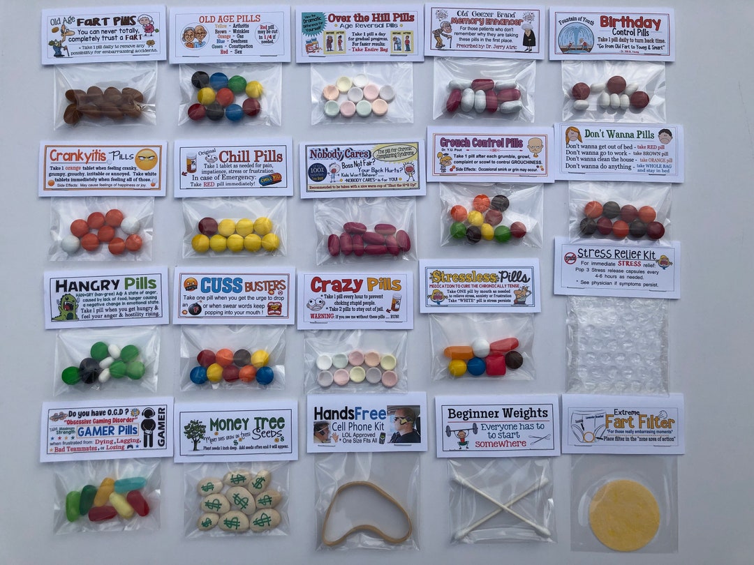 YOU CHOOSE 2 Gag Gift Bags, Hilarious Birthday, White Elephant ,silly