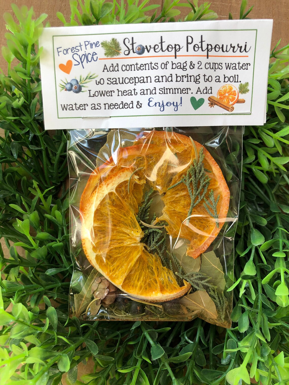 FOREST PINE SPICE simmer Potsimmering Stovetop Potpourri Etsy