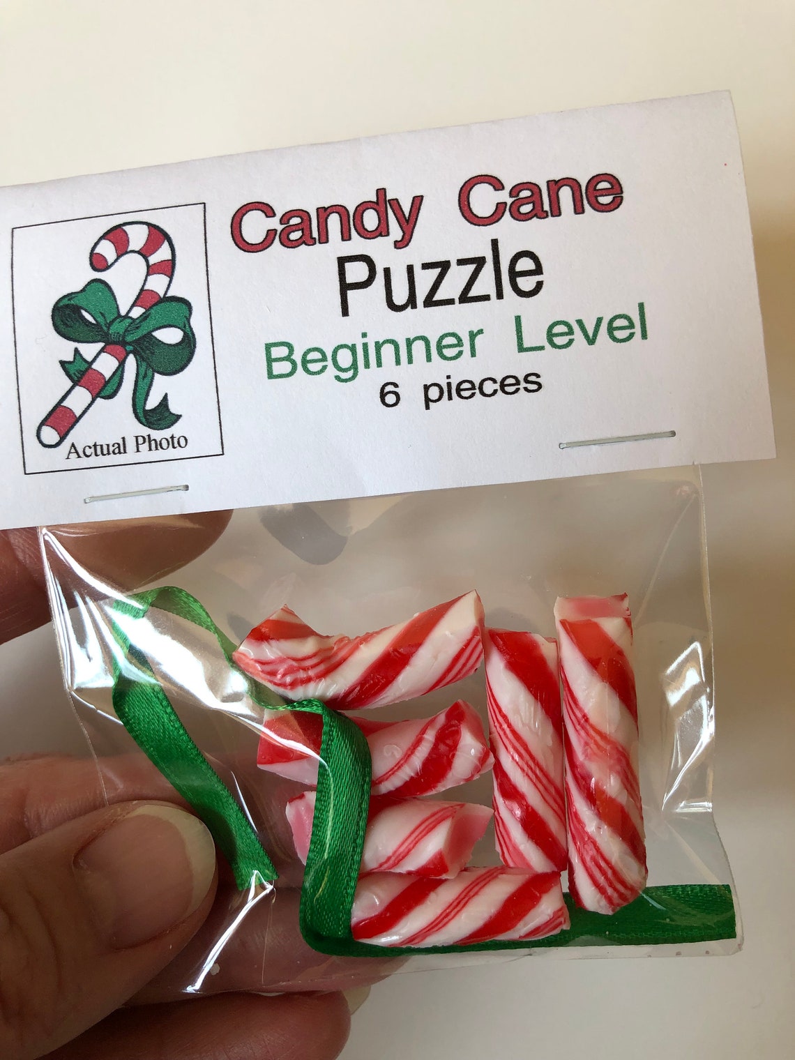 Candy Cane Puzzles Beginner & Expert Merry Christmas Etsy