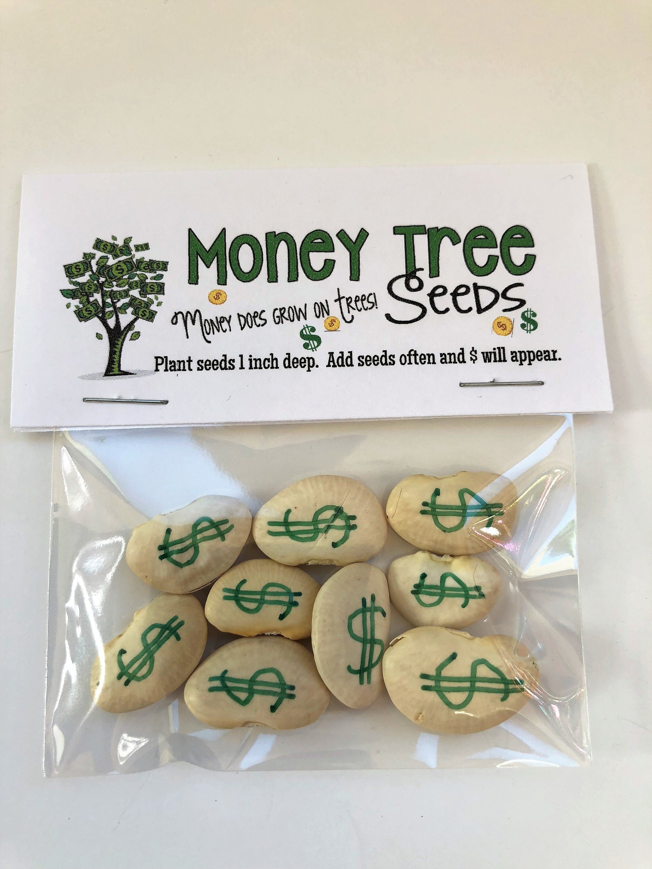MONEY TREE SEEDS Funny Gag Gift Bags Silly Prank Goody Etsy
