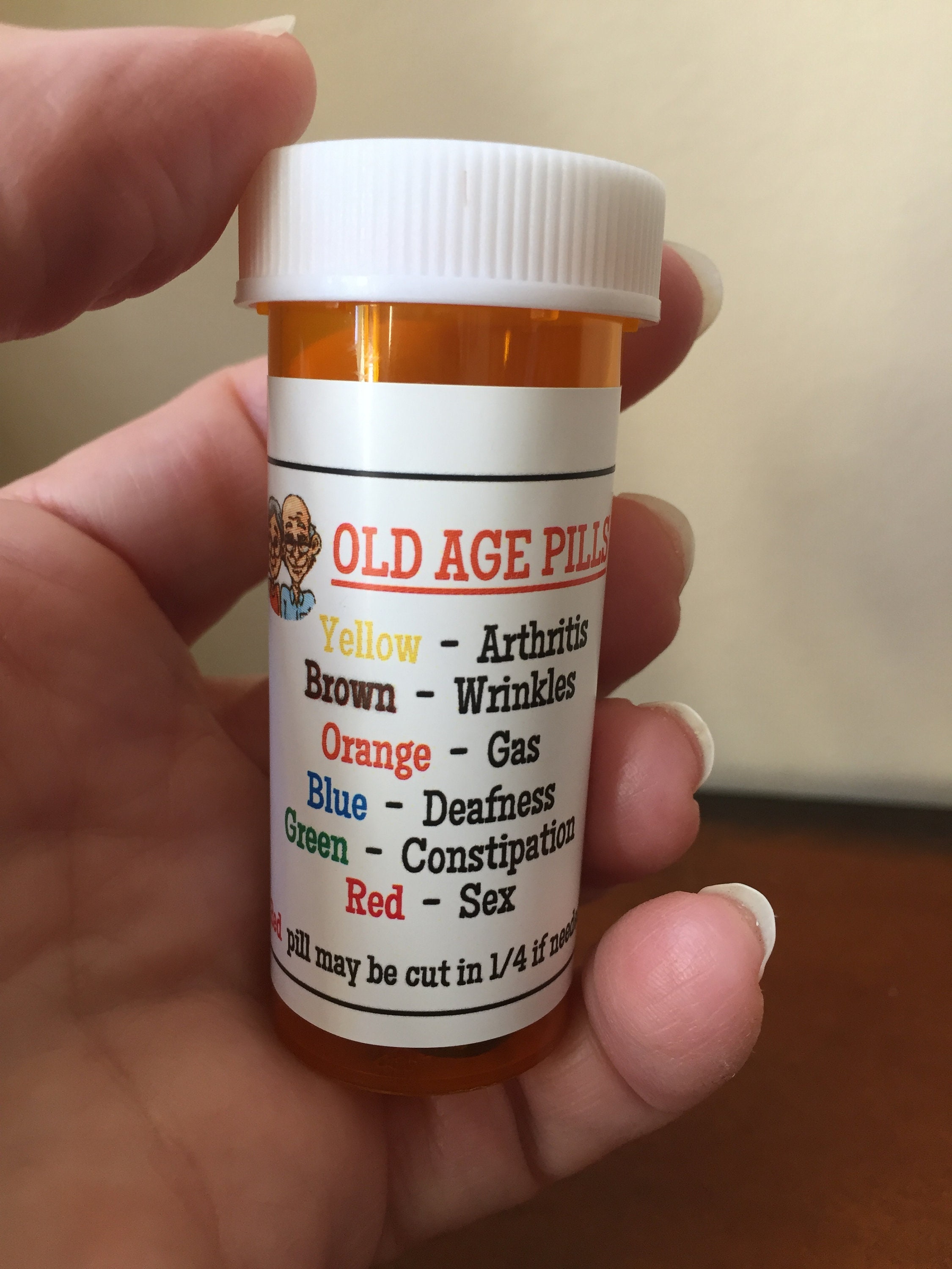 Gag Gifts Stress Relief Kit & Old Age Pills Funny Gifts Etsy