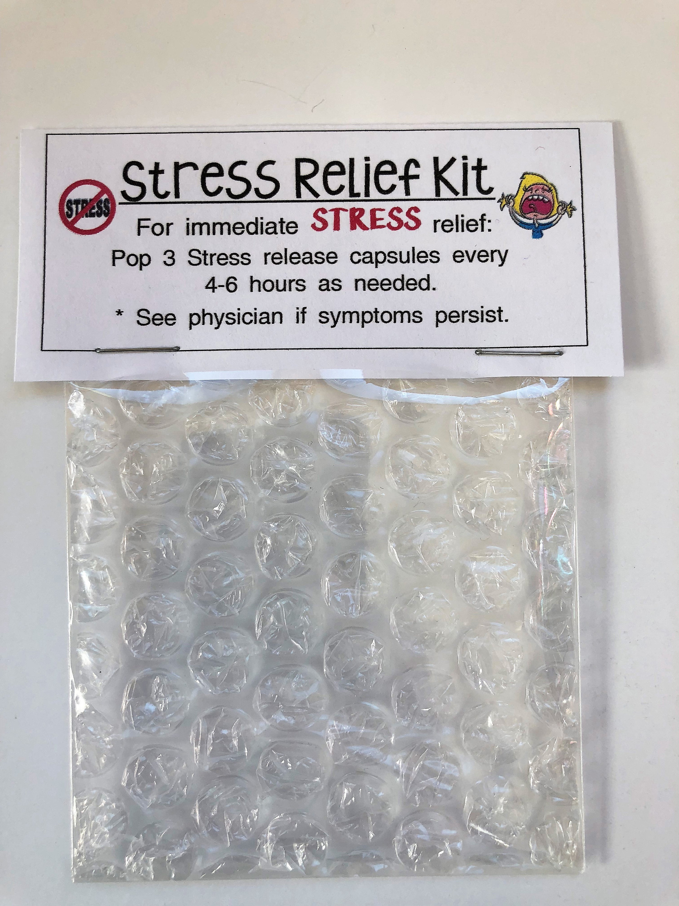 Gag Gift Bags STRESS RELIEF KIT Crazy Hilarious Birthday Etsy