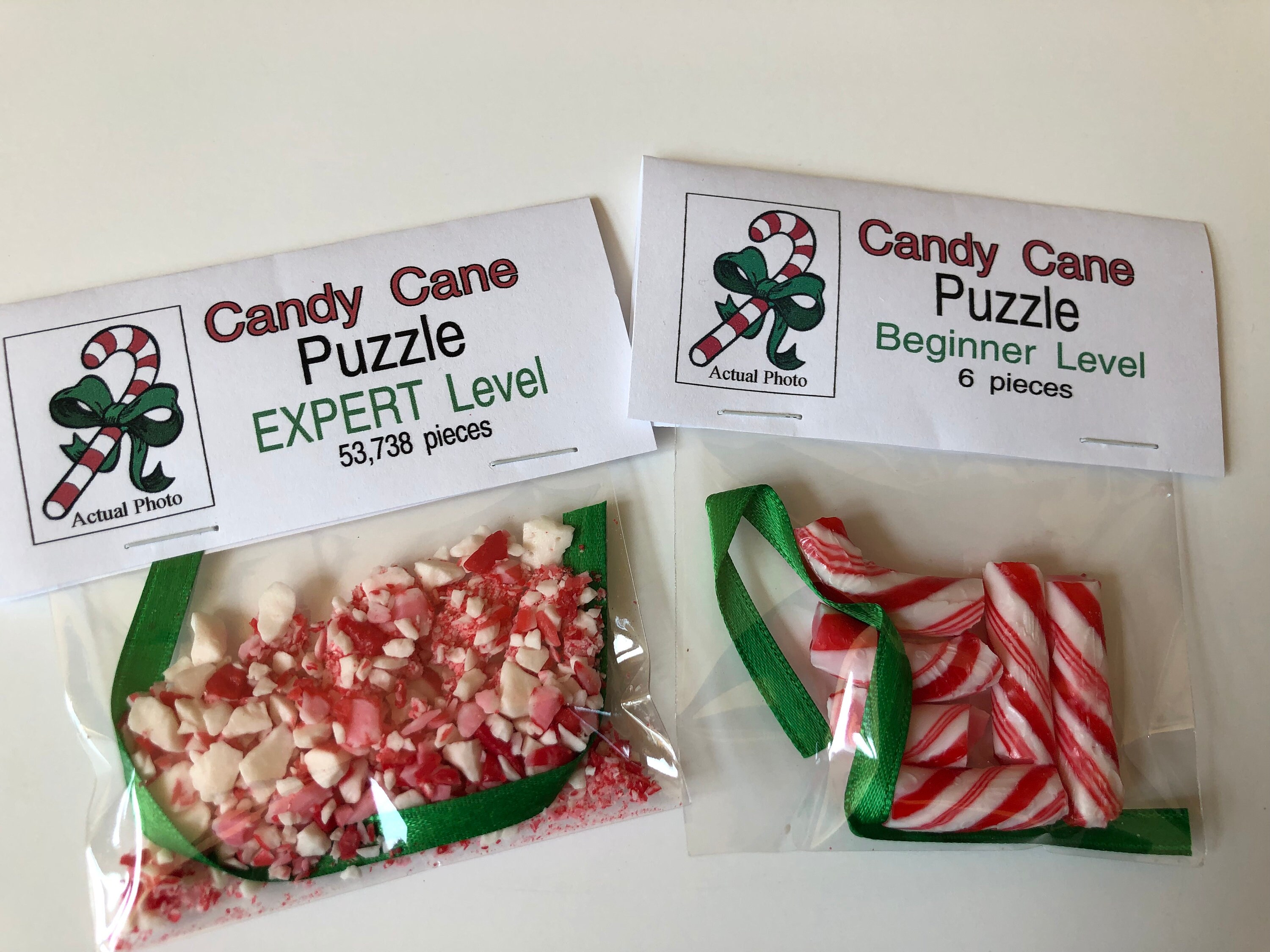 Candy Cane Puzzle Beginner Merry Christmas Hilarious GAG Etsy