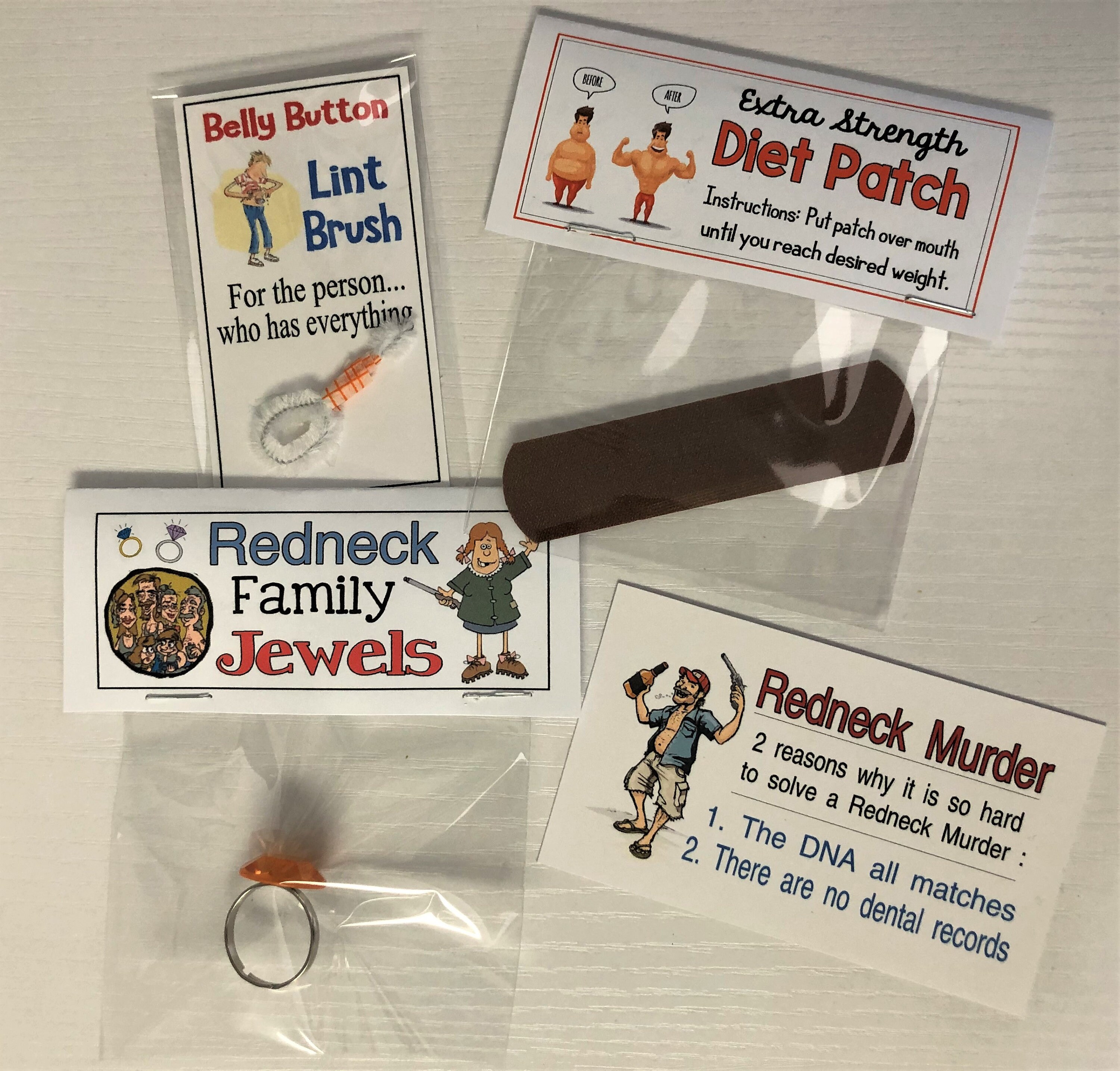 HILLBILLY Set of 4 GAG BAG Gift bags Redneck Funny silly Etsy