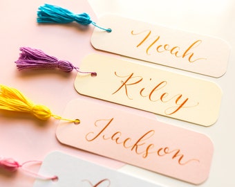 custom bookmarks etsy