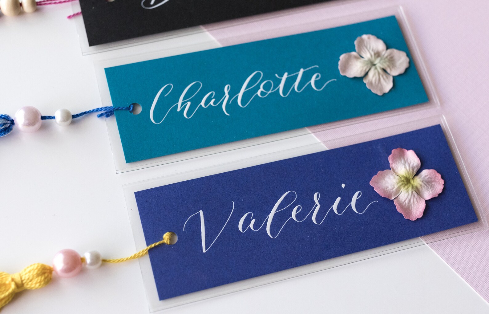 Customized Bookmarks Personalized Bookmark Handmade Etsy