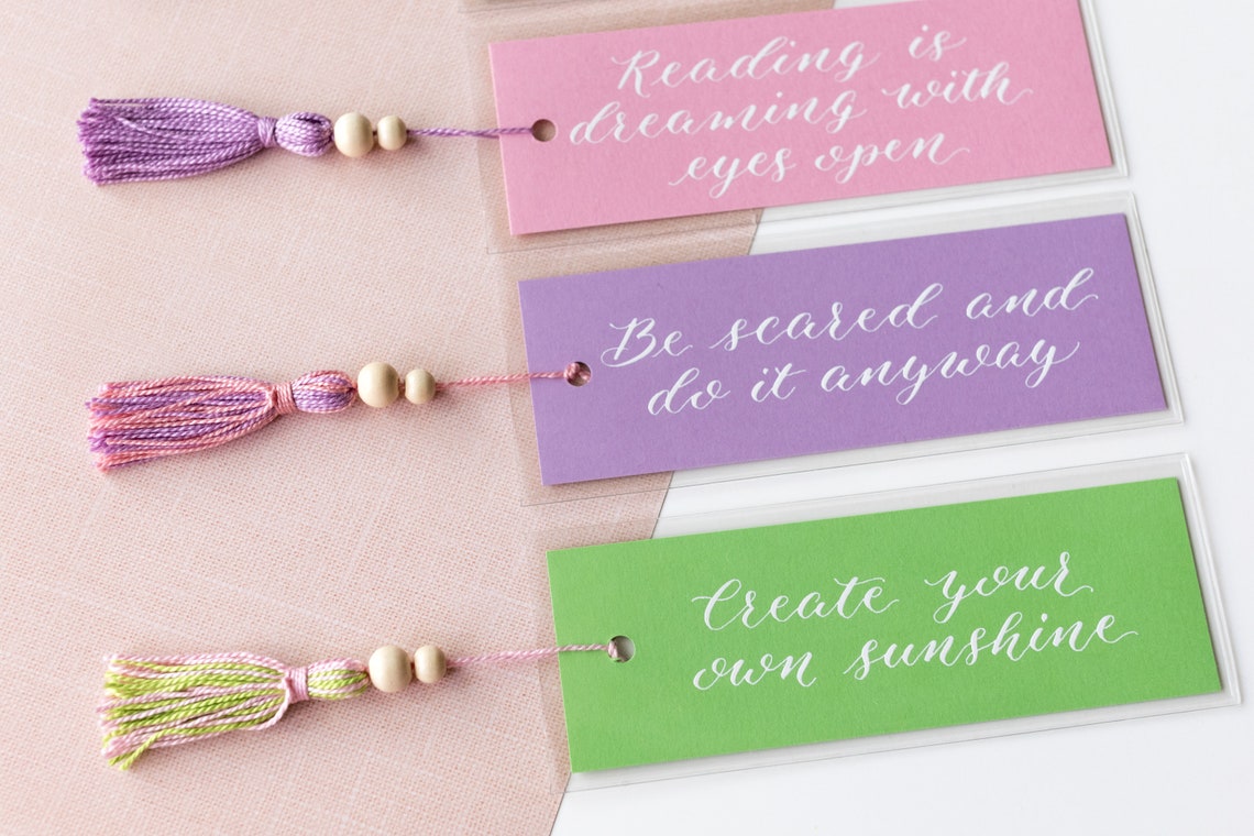 Custom Bookmarks, Personalizable Bookmarks, Quote Bookmarks ...