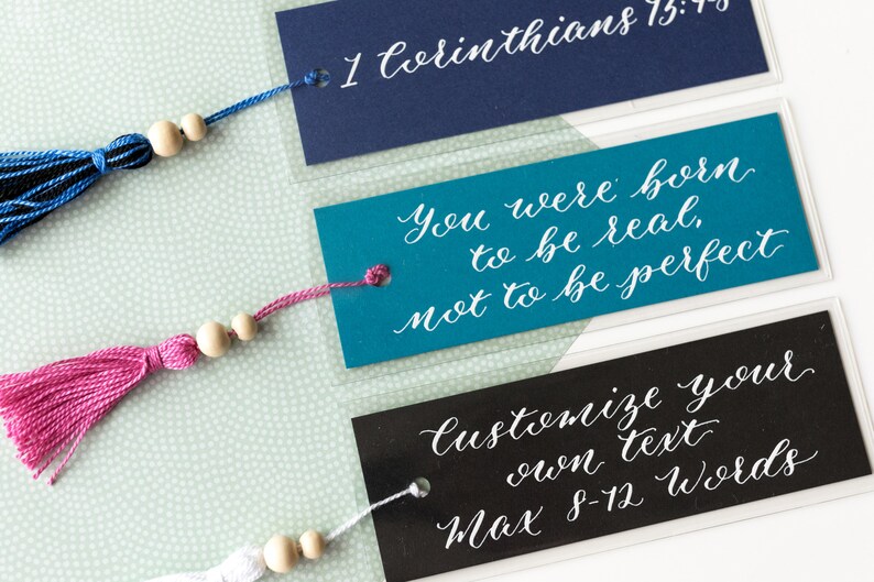 Custom Bookmarks, Personalizable Bookmarks, Quote Bookmarks ...