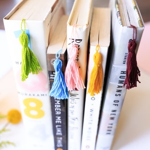 Handmade Embossed Bookmarks, Custom Bookmarks, Patterned Bookmarks, Cute Bookmarks, Pretty Bookmarks, Tassel Bookmark, Paper Bookmarks bild 9