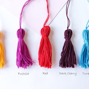 Handmade Embossed Bookmarks, Custom Bookmarks, Patterned Bookmarks, Cute Bookmarks, Pretty Bookmarks, Tassel Bookmark, Paper Bookmarks bild 8
