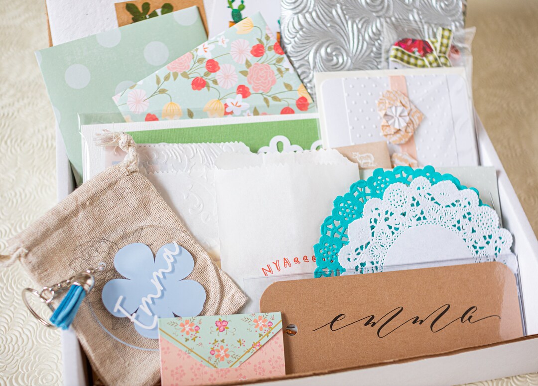 Handmade Stationery Variety Box Ephemera for Journaling Etsy