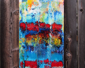 Fluid Acrylic Abstract Painting
