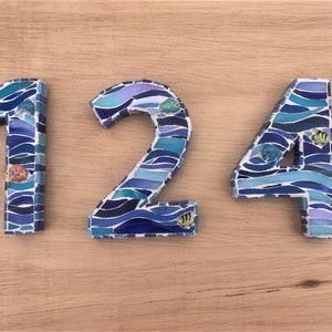 Mosaic Address Numbers