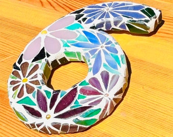 Address Numbers - Floral Mosaic