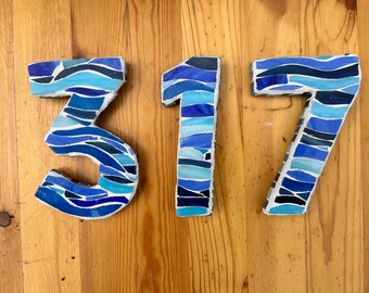 Mosaic Address Numbers