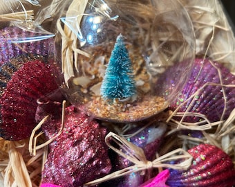 Seashell Ornament Gift Basket