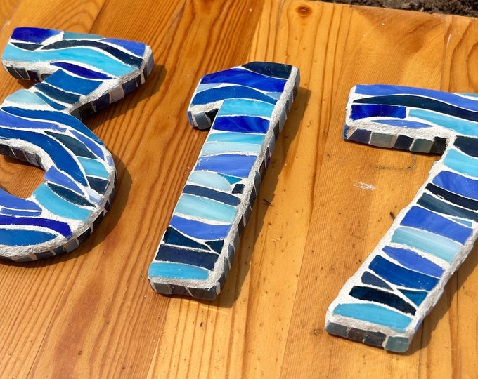 Featured listing image: mosaic address numbers