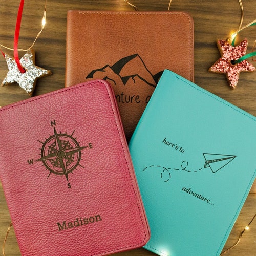 Leather Passport Cover Passport Holder Travel Wallet Etsy
