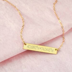 Custom Name Necklace for women inspirational, Best Friend necklace, Best Friend nameplate necklace personalized bar necklace, engraved bar