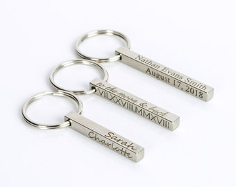 engraved keychain etsy