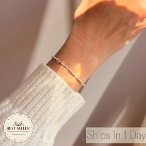 Custom Morse Code Bracelet • Personalized Jewelry with Secret Message, Hidden Meaning, Couples Gift, Friendship or Support Bracelet Name