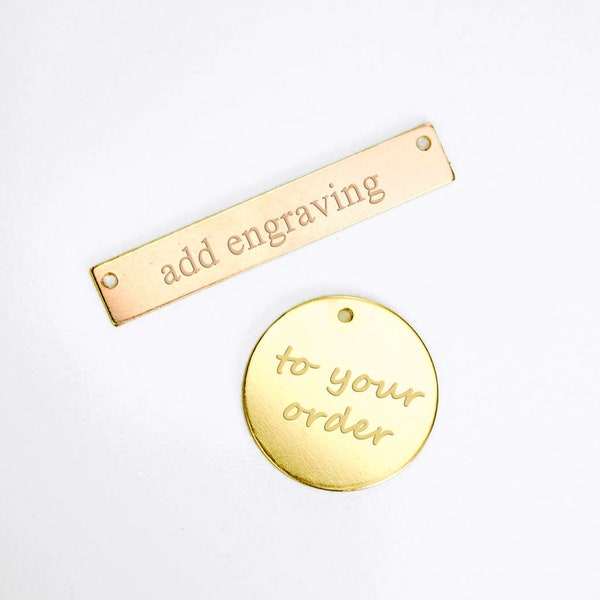 Add Engraving to Your Danique Trends Order, Choose Your Font Style or Send in a Photograph