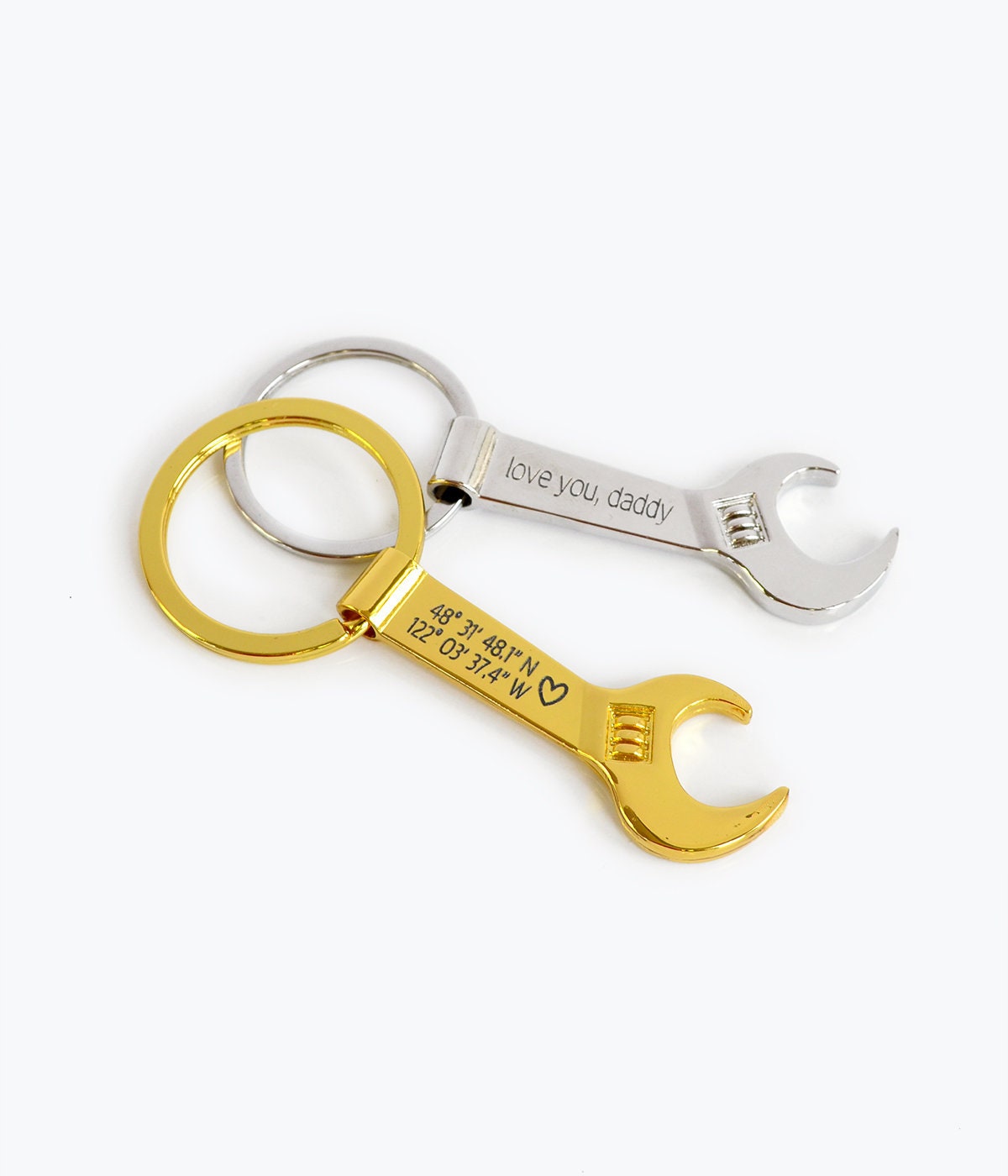 Wrench bottle opener keychain clearance