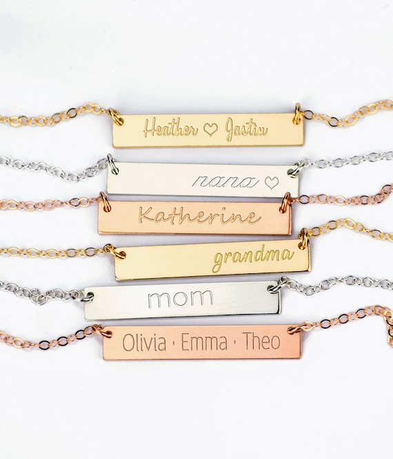 Grandma bar best sale necklace