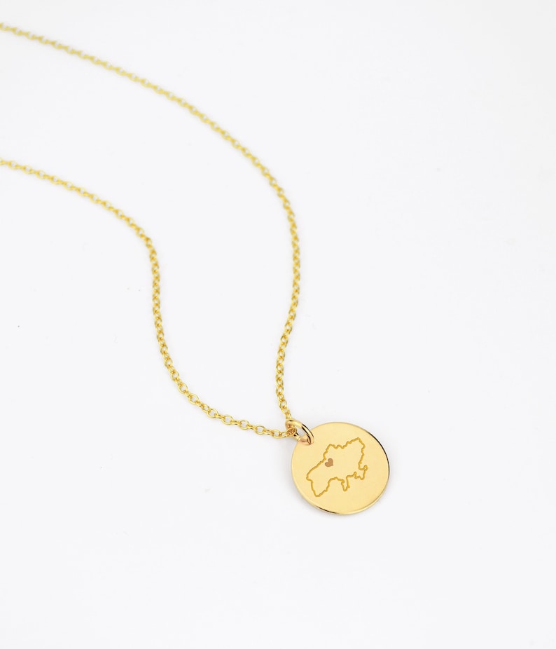Ukraine Necklace, Personalized Map of Ukraine Pendant, Support Ukraine Fundraiser, Pray for Ukraine Jewelry, Rose Gold Country Necklace, Ukrainian Refugees Support
