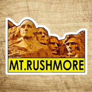 Mount Rushmore Decal Sticker 3.6&quot; x 2.5&quot; South Dakota