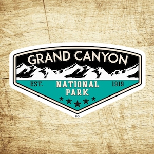 Grand Canyon National Park Arizona Decal Sticker 5&quot; Wide Vinyl Indoor Outdoor