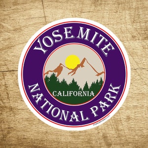 Yosemite National Park California 3&quot; Decal Sticker Vinyl Hiking Camping Hike Camp Climb