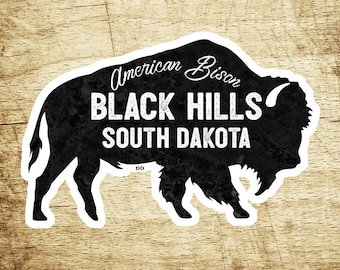 3,75""Black Hills Bison Aufkleber Aufkleber South Dakota"