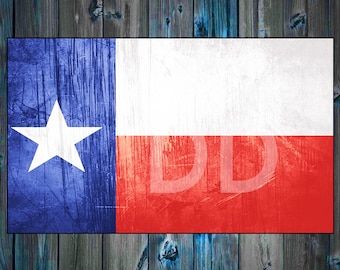 Texas Flag Grunge Distressed Austin Dallas Houston Sticker Decal 5" X 3"