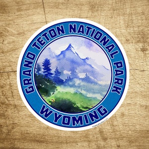 GRAND TETON Nationalpark Wyoming Bear Mountains Aufkleber Aufkleber 3"