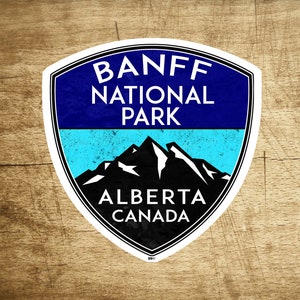 Banff National Park Alberta Canada Sticker Decal 3&quot;