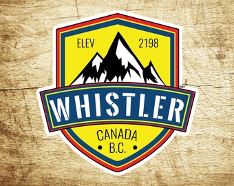 Whistler Canada Sticker  3&quot; Skiing Decal British Columbia