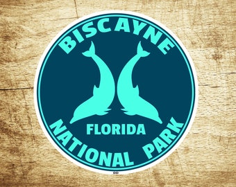 Biscayne Bay Florida National Park Decal Sticker 3" Vinyl Miami