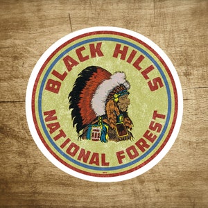 Black Hills National Forest Decal Sticker South Dakota 2.9&quot; Vinyl