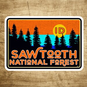 Sawtooth National Forest Decal Sticker 3.75&quot; Idaho Park Vinyl