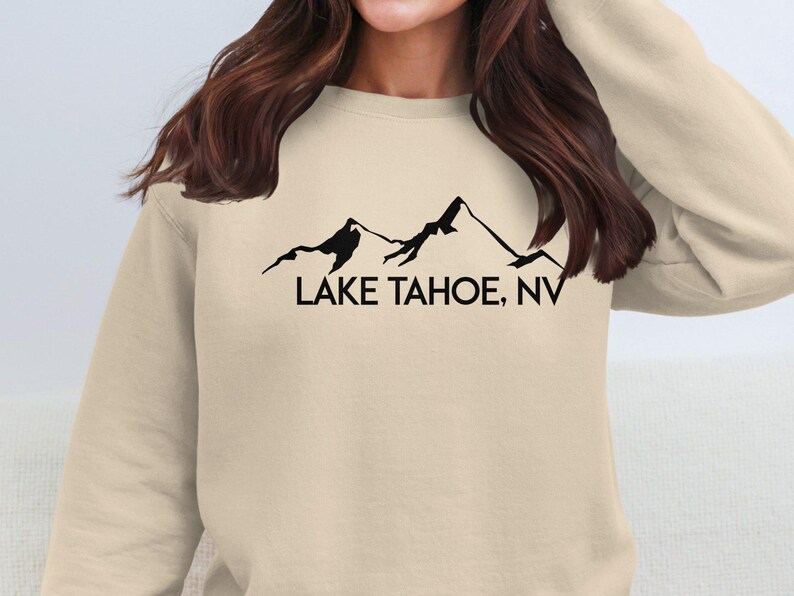 Lake Tahoe NV T-Shirt, Mountain Graphic Tee, Nature Lover's Shirt, Adventure Apparel, Outdoor Enthusiast Gift, Travel Souvenir, Hiking Shirt image 10