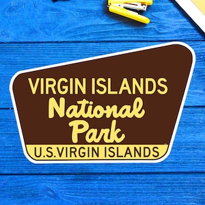 Virgin Islands National Park Travel Sticker Decal 3.75" Vinyl