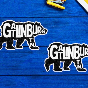 2 Gatlinburg Tennessee Decal Sticker 3&quot; Great Smoky Mountains Vinyl Stickers
