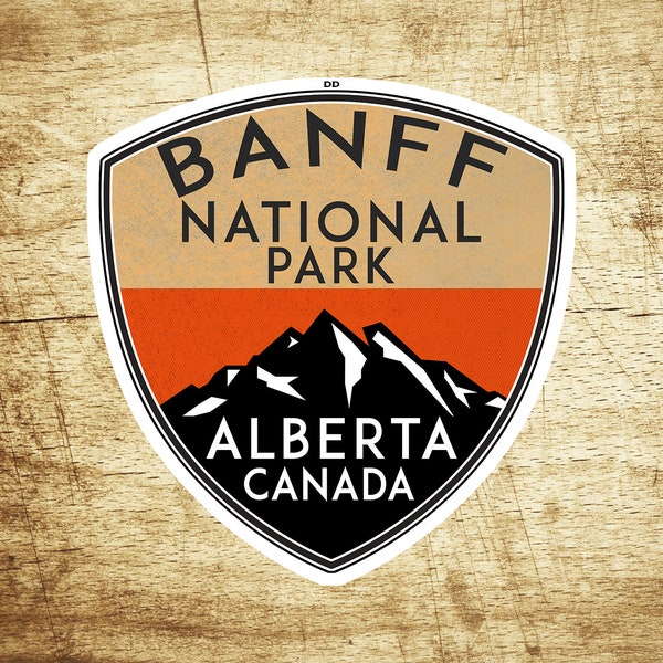 Banff National Park Alberta Canada Sticker Decal 3"
