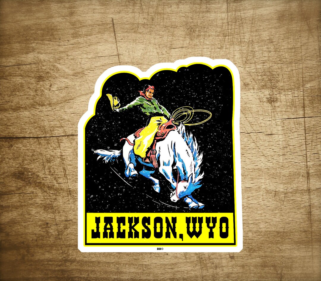 Jackson Rodeo Merch Jackson Wyoming 2.75