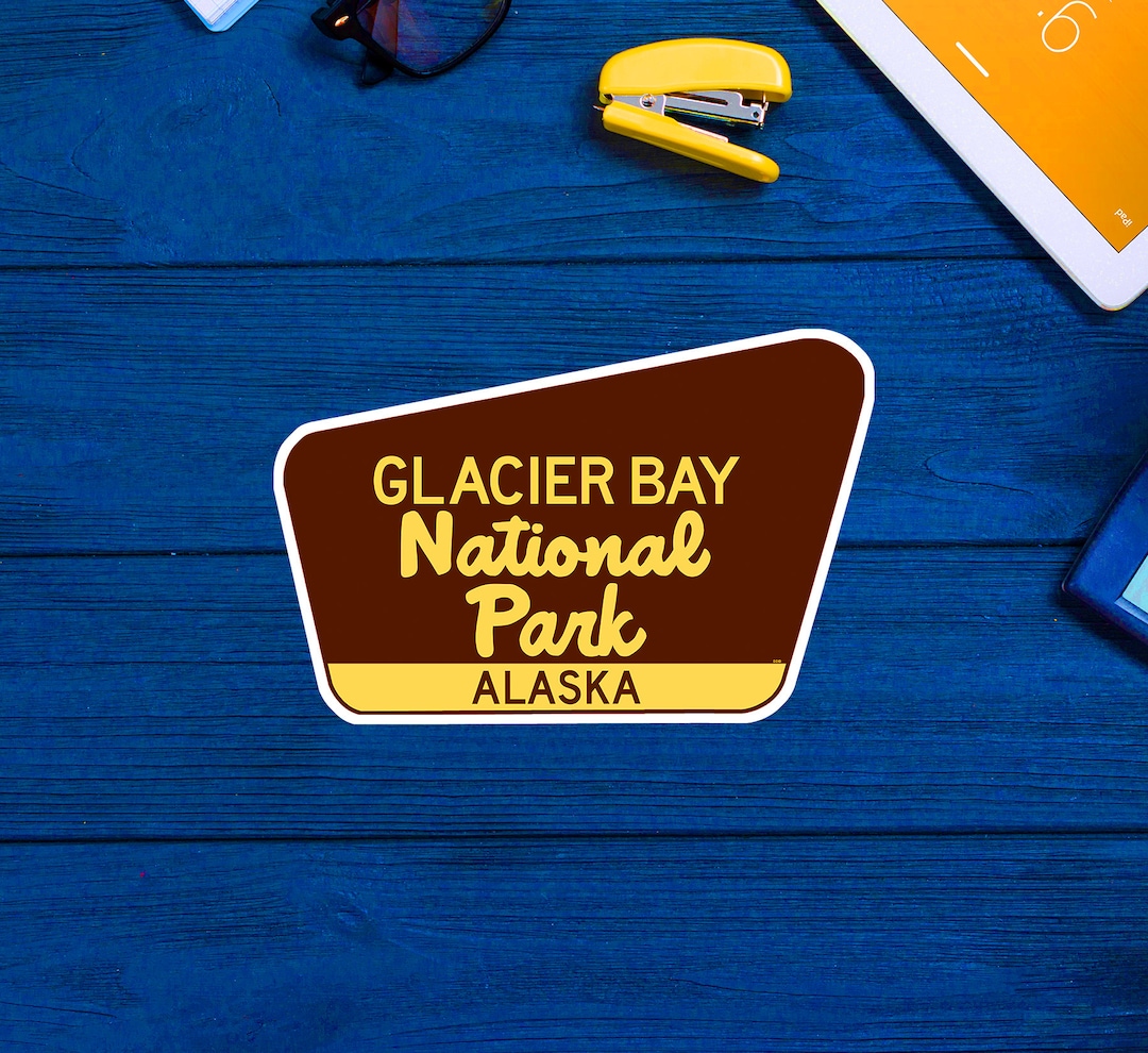 Glacier Bay National Park Alaska Travel Sticker Decal 3.75" Vinyl - Etsy
