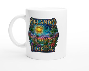 Orlando Florida 11oz Ceramic Mug Vacation Travel Souvenir