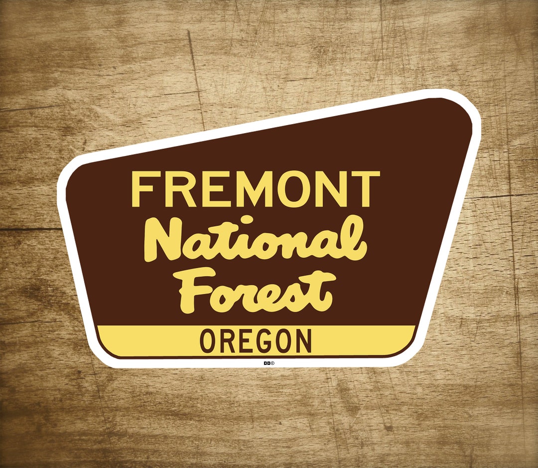 Fremont National Forest Decal Sticker 3.75