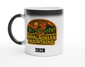 Appalacherna Magisk Värmeförändrande Mugg – Naturlandskap Avslöjar Kaffemugg